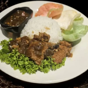 Black Pepper Vegetarian Chicken Rice